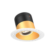 DALS Lighting - RC04-CC-60-SLGD-TL - 4in Modular Downlight, 5CCT, 60 degree Beam Angle, Slope Ceiling, Gold,Trimless