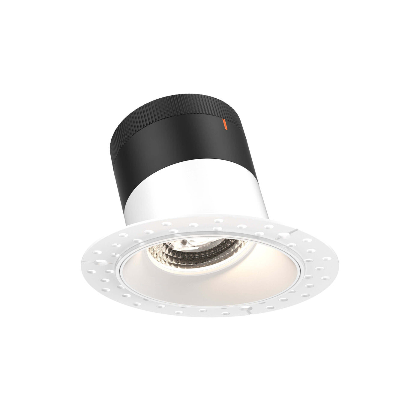 DALS Lighting - RC04-CC-60-SLWH-TL - 4in Modular Downlight, 5CCT, 60 degree Beam Angle, Slope Ceiling, White,Trimless
