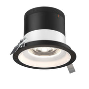 DALS Lighting - RC06-CC-20-RGWH-TBK - 6in Modular Downlight, 5CCT, 20 degree Beam Angle, Regressed, White, Black Trim
