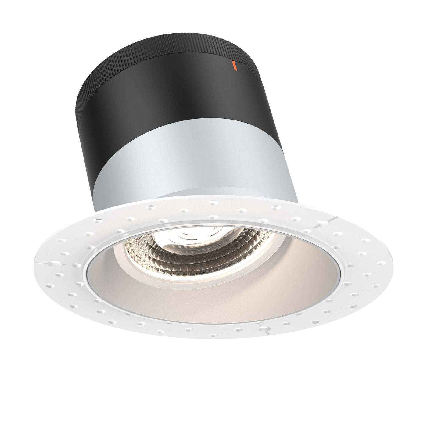 DALS Lighting - RC06-CC-20-SLAZ-TL - 6in Modular Downlight, 5CCT, 20 degree Beam Angle, Slope Ceiling, Alzak,Trimless