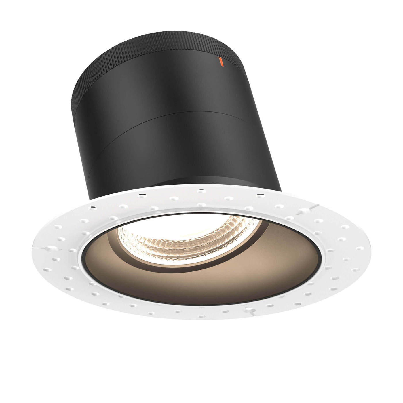 DALS Lighting - RC06-CC-20-SLBK-TL - 6in Modular Downlight, 5CCT, 20 degree Beam Angle, Slope Ceiling, Black,Trimless