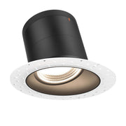 DALS Lighting - RC06-CC-20-SLBK-TL - 6in Modular Downlight, 5CCT, 20 degree Beam Angle, Slope Ceiling, Black,Trimless