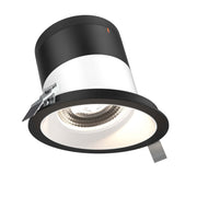 DALS Lighting - RC06-CC-20-SLWH-TBK - 6in Modular Downlight, 5CCT, 20 degree Beam Angle, Slope Ceiling, White, Black Trim