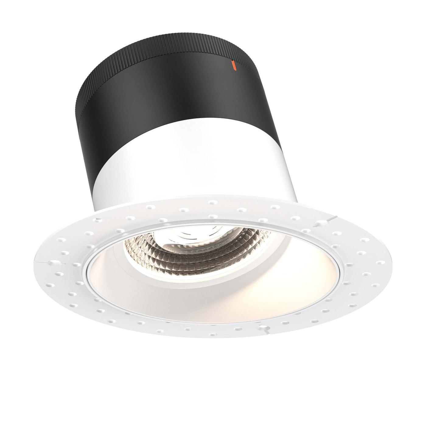 DALS Lighting - RC06-CC-20-SLWH-TL - 6in Modular Downlight, 5CCT, 20 degree Beam Angle, Slope Ceiling, White,Trimless