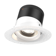 DALS Lighting - RC06-CC-35-GMBWH-TL - 6in Modular Downlight, 5CCT, 35 degree Beam Angle, Gimbal Reflector, White, Trimless