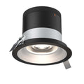 DALS Lighting - RC06-CC-35-RGAZ-TBK - 6in Modular Downlight, 5CCT, 35 degree Beam Angle, Regressed, Alzak, Black Trim