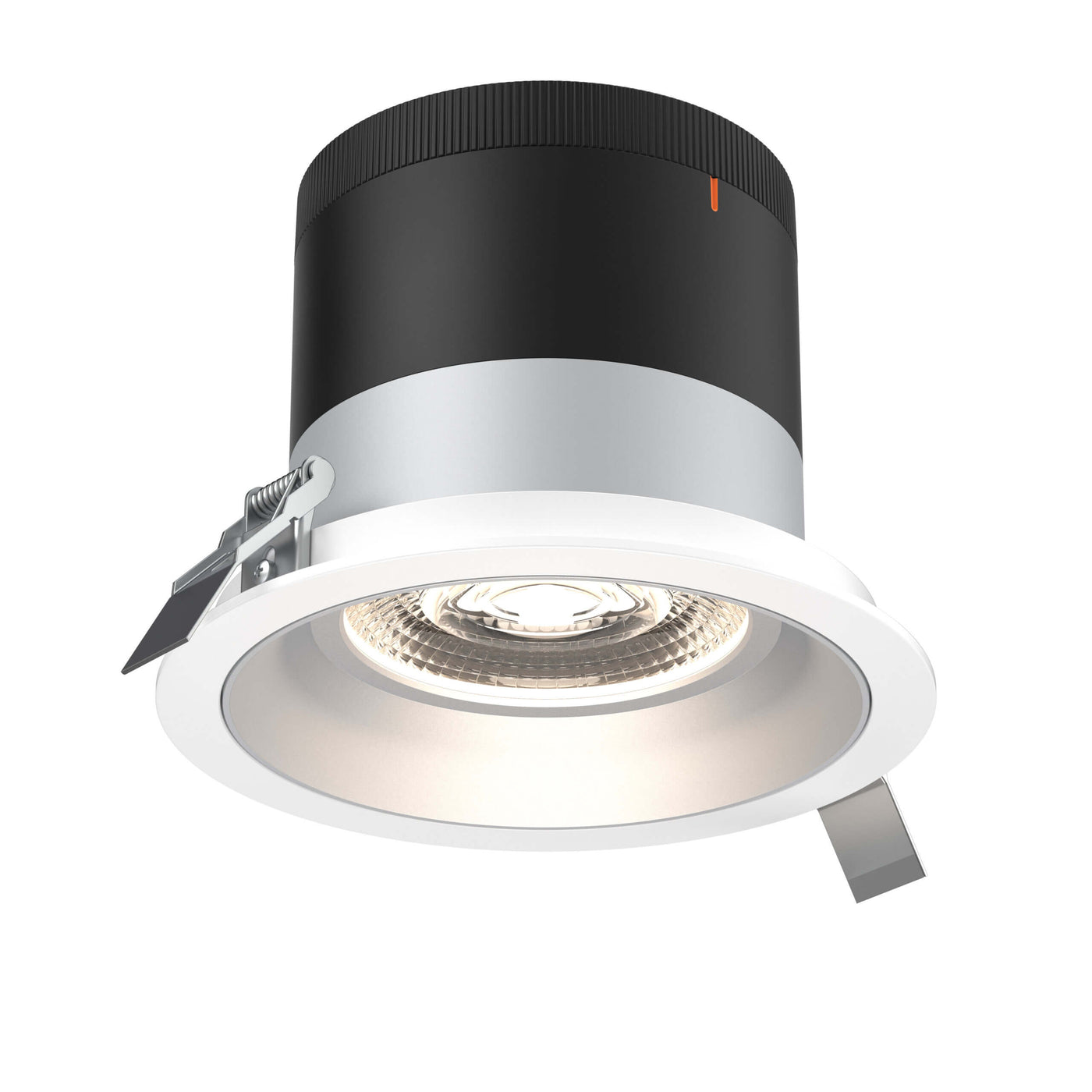 DALS Lighting - RC06-CC-35-RGAZ-TWH - 6in Modular Downlight, 5CCT, 35 degree Beam Angle, Regressed, Alzak, White Trim