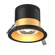 DALS Lighting - RC06-CC-35-RGGD-TBK - 6in Modular Downlight, 5CCT, 35 degree Beam Angle, Regressed, Gold, Black Trim