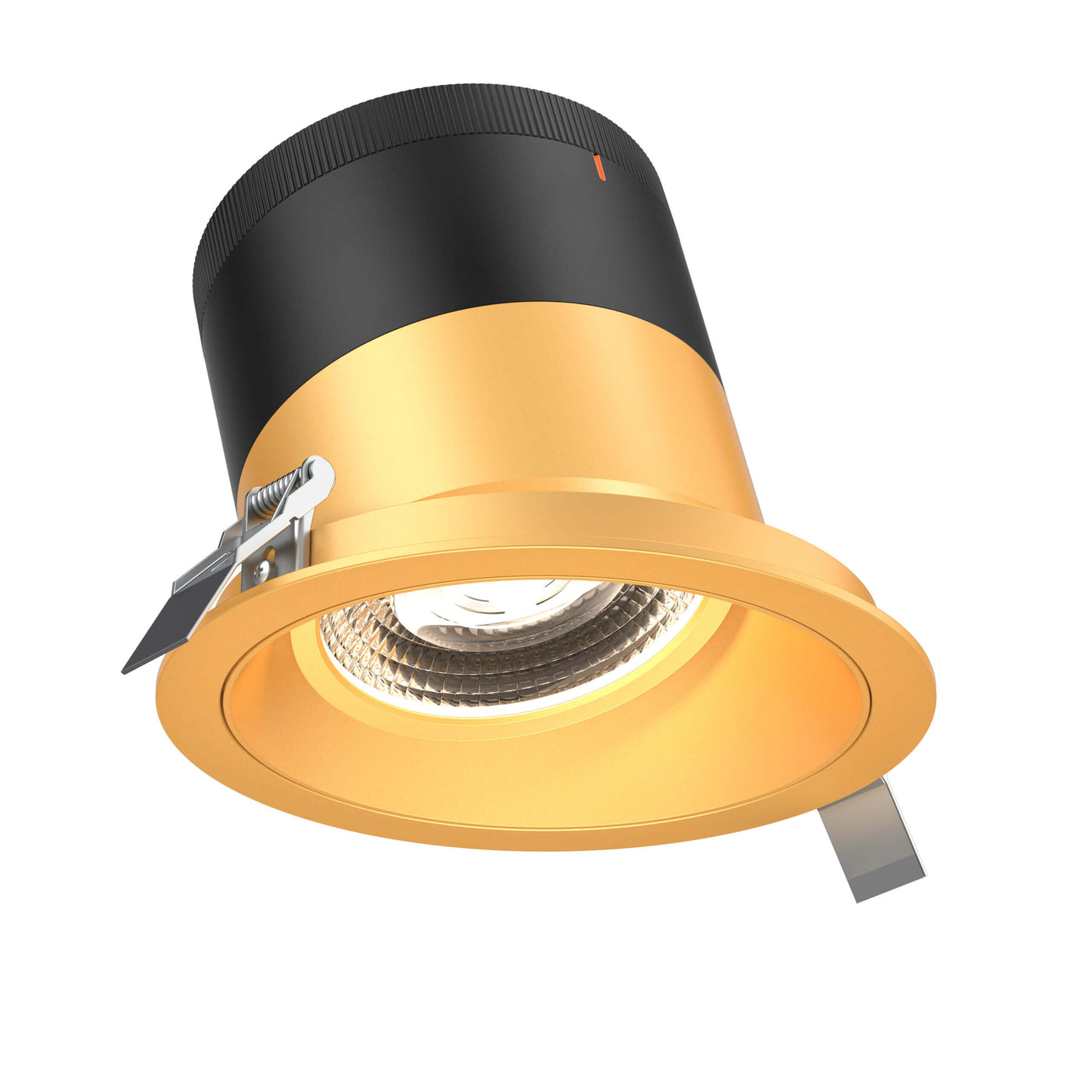 DALS Lighting - RC06-CC-35-SLGD-TGD - 6in Modular Downlight, 5CCT, 35 degree Beam Angle, Slope Ceiling, Gold, Gold Trim