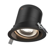 DALS Lighting - RC06-CC-60-GMBBK-TBK - 6in Modular Downlight, 5CCT, 60 degree Beam Angle, Gimbal Reflector, Black, Black trim