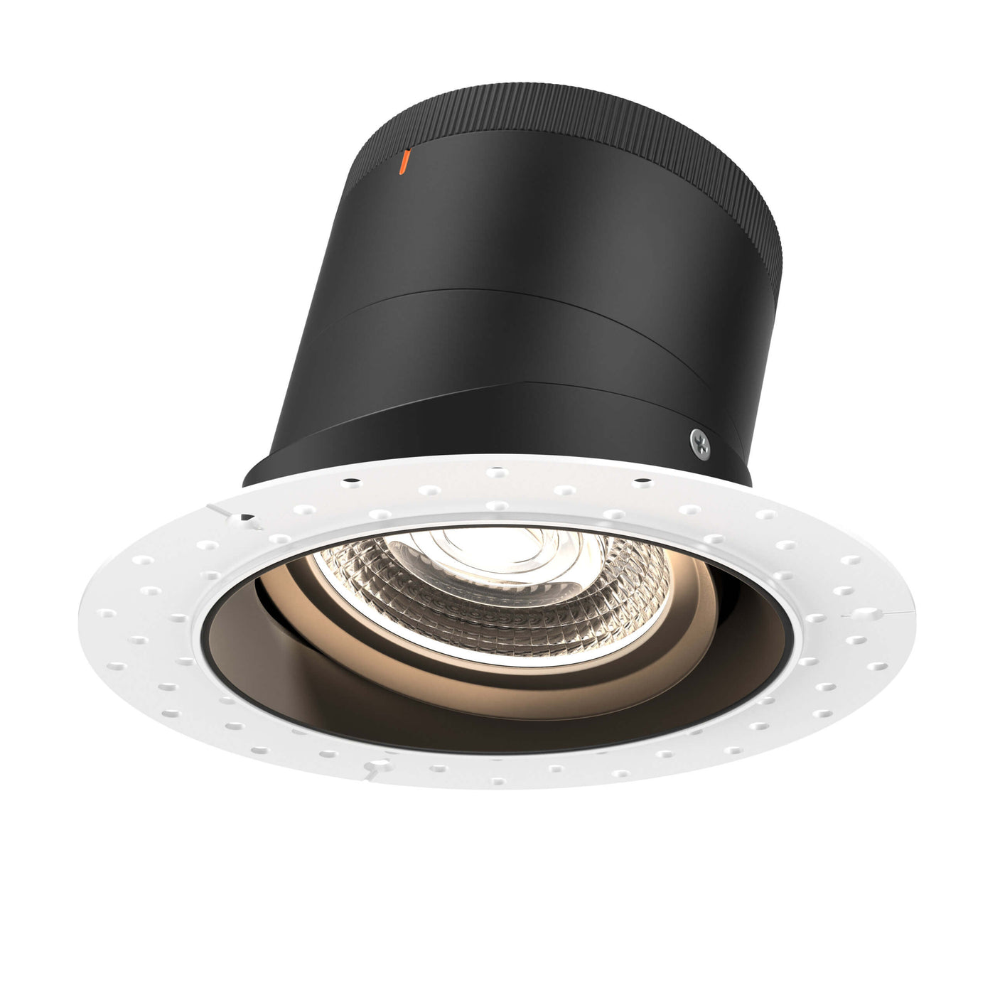 DALS Lighting - RC06-CC-60-GMBBK-TL - 6in Modular Downlight, 5CCT, 60 degree Beam Angle, Gimbal Reflector, Black, Trimless