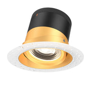 DALS Lighting - RC06-CC-60-GMBGD-TL - 6in Modular Downlight, 5CCT, 60 degree Beam Angle, Gimbal Reflector, Gold, Trimless