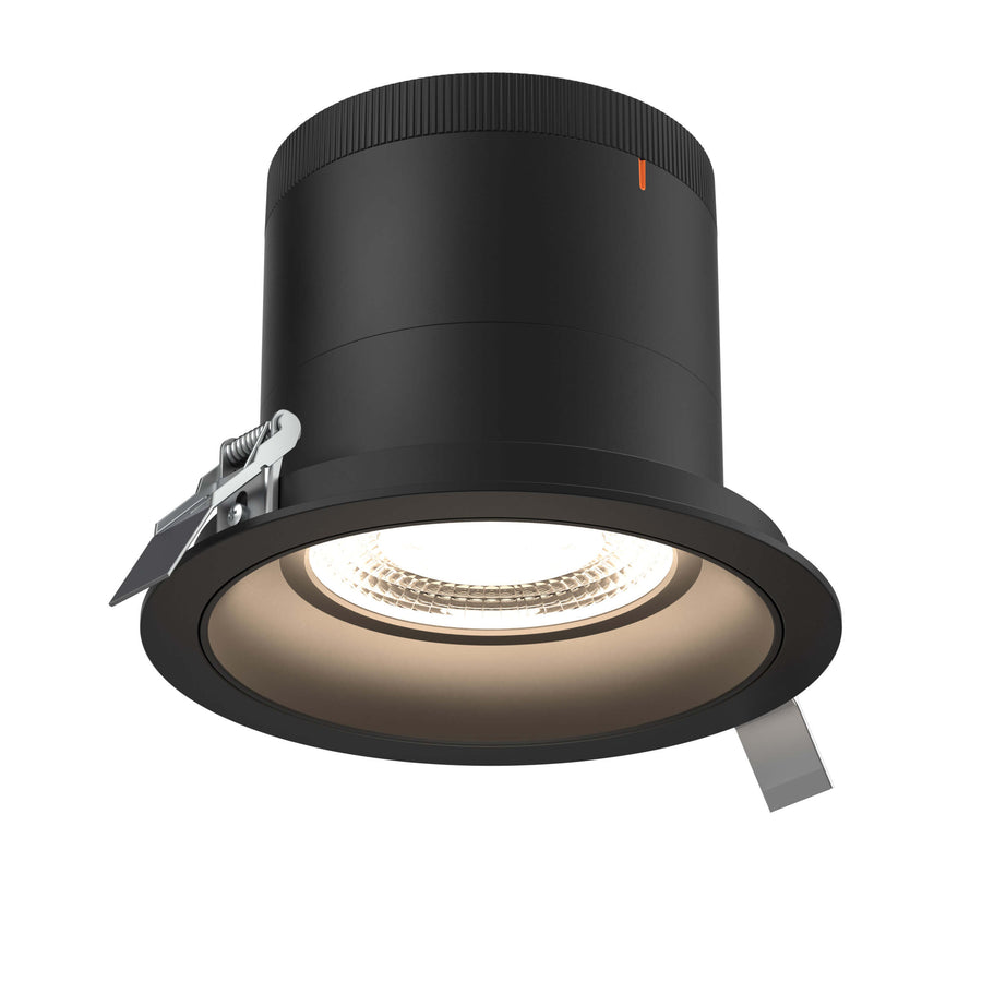DALS Lighting - RC06-CC-60-RGBK-TBK - 6in Modular Downlight, 5CCT, 60 degree Beam Angle, Regressed, Black, Black Trim