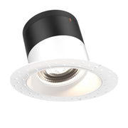 DALS Lighting - RC06-CC-60-SLWH-TL - 6in Modular Downlight, 5CCT, 60 degree Beam Angle, Slope Ceiling, White,Trimless