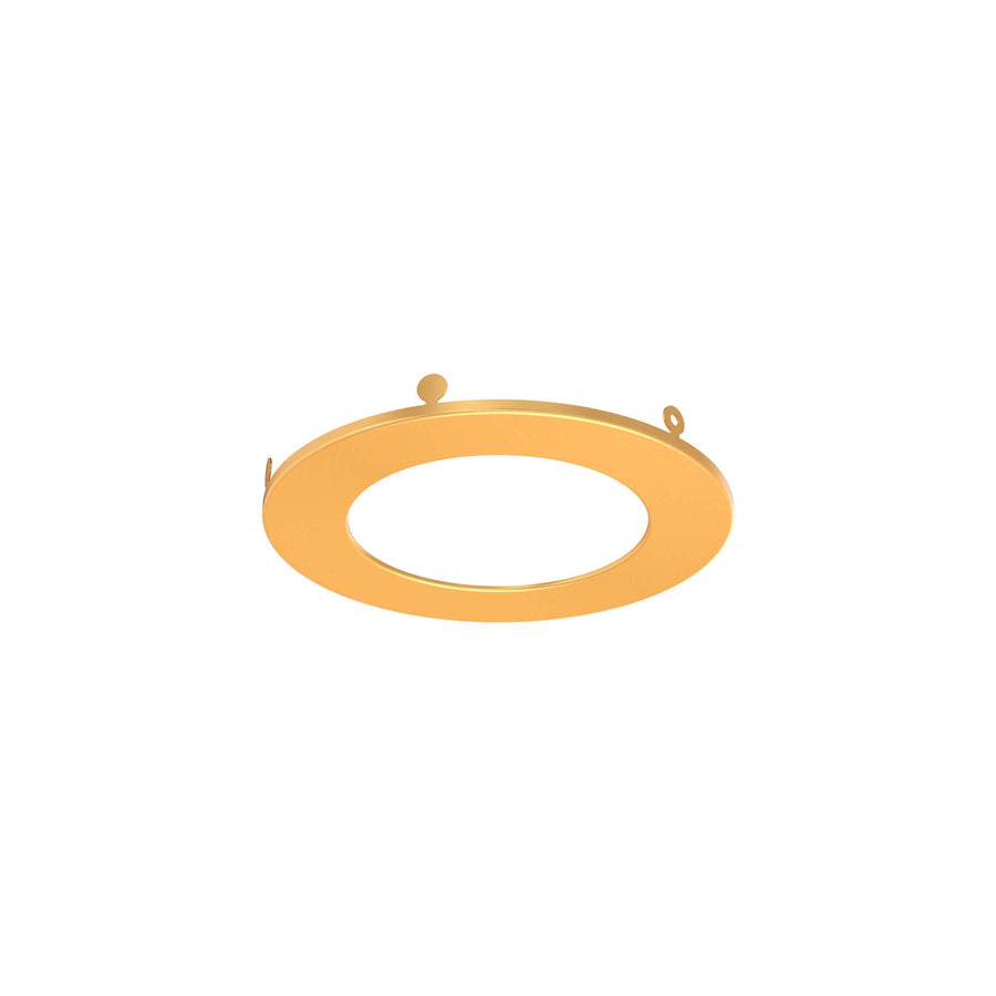 DALS Lighting - 4in Trim Round, Gold - SKU REC-TRIM4-GD