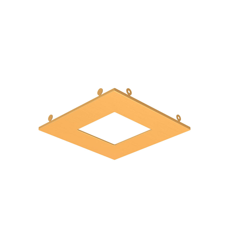 DALS Lighting - 4in Trim Square, Gold - SKU REC-TRIM4SQ-GD