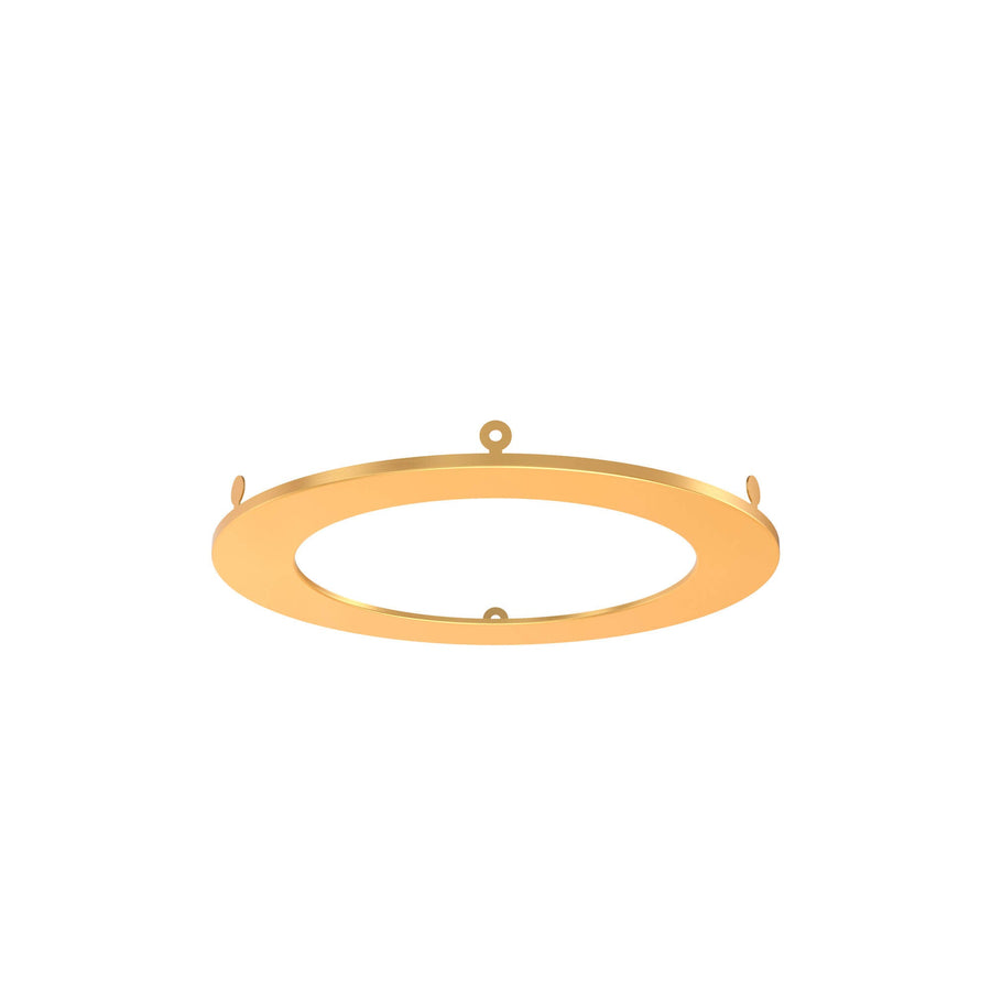 DALS Lighting - 5in Trim Round, Gold - SKU REC-TRIM5-GD