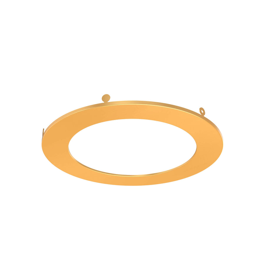 DALS Lighting - 6in Trim Round, Gold - SKU REC-TRIM6-GD
