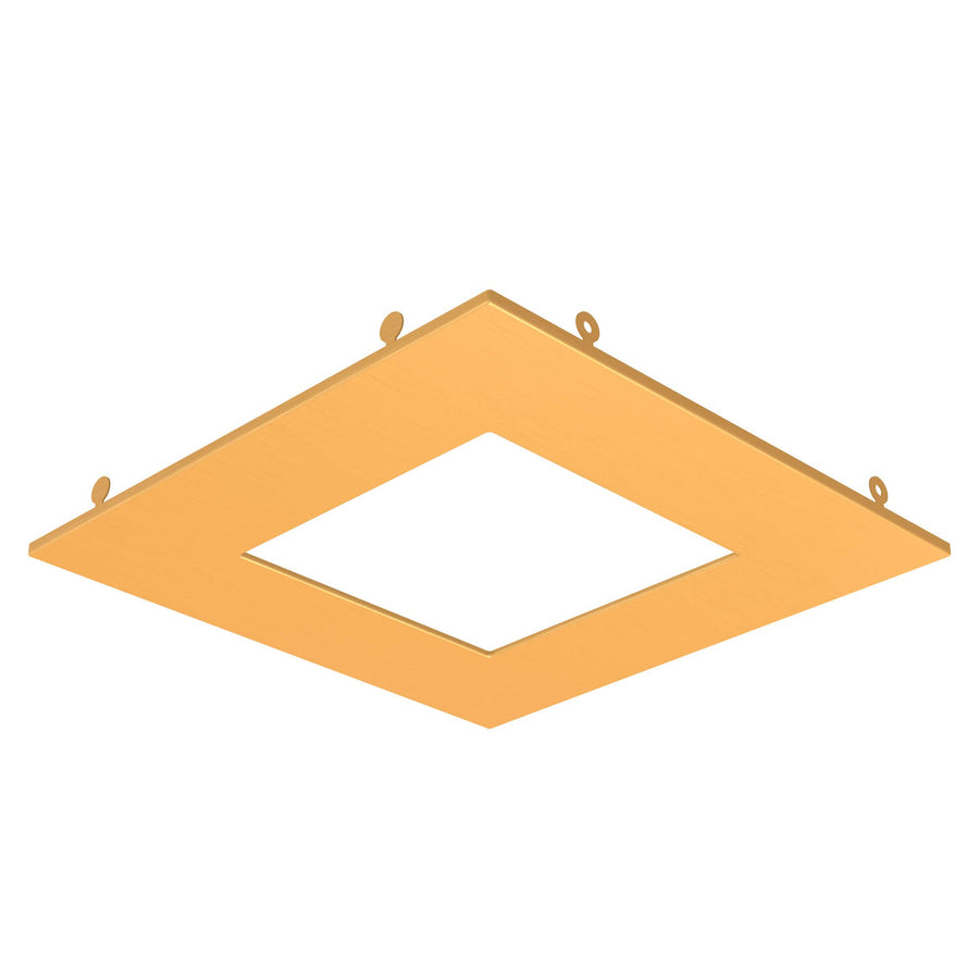 DALS Lighting - 6in Trim Square, Gold - SKU REC-TRIM6SQ-GD