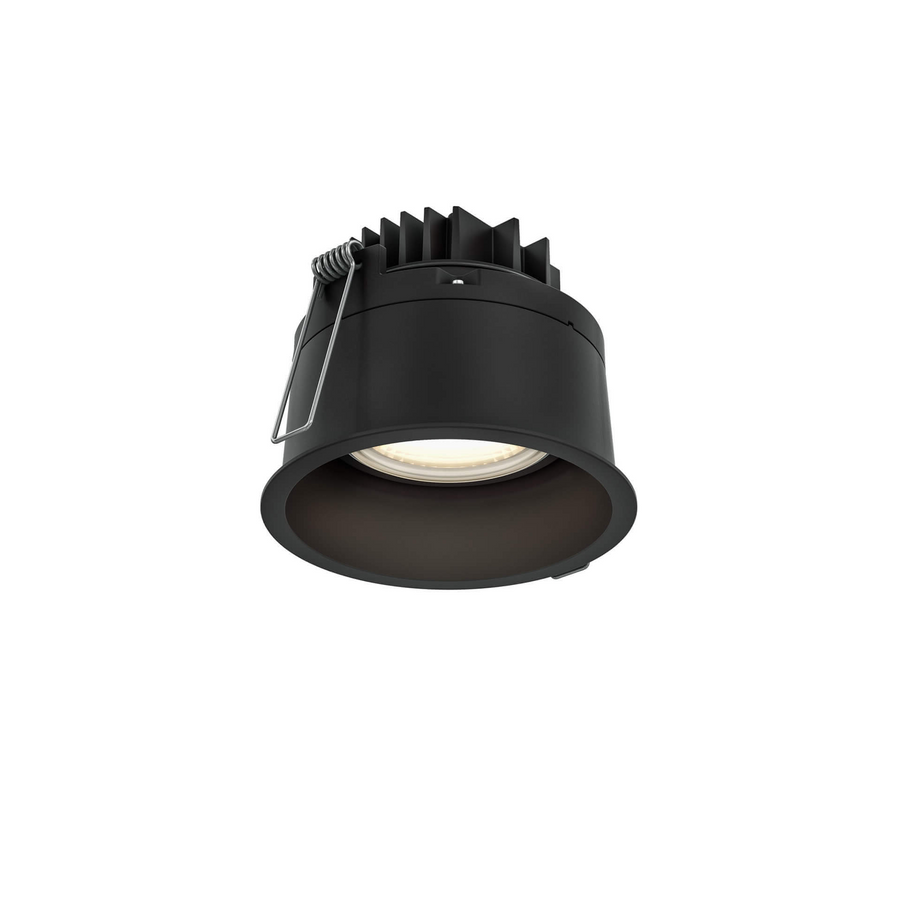 DALS Lighting - 4 Inch Round Indoor/Outdoor Regressed Gimbal Down Light - SKU RGM4-CC-BK
