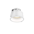 DALS Lighting - 4 Inch Round Indoor/Outdoor Regressed Gimbal Down Light - SKU RGM4-CC-WH