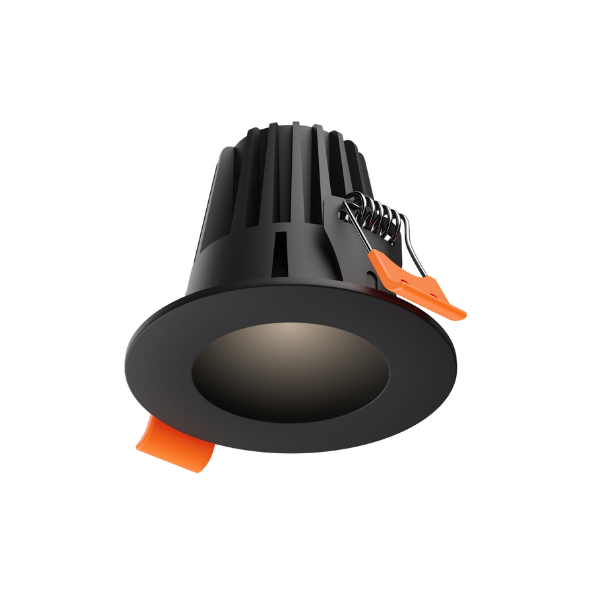 DALS Lighting - 2" Regressed Downlight, 5CCT & Dim-To-Warm - Black - SKU RGR2-CDW-BK