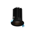 DALS Lighting - 2in High power regressed recessed round smooth baffle, CCT - SKU RGR2HP-CC-BK