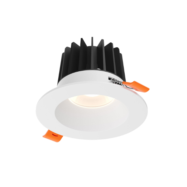 DALS Lighting - 4" Regressed Downlight, 5CCT & Dim-To-Warm - White - SKU RGR4-CDW-WH