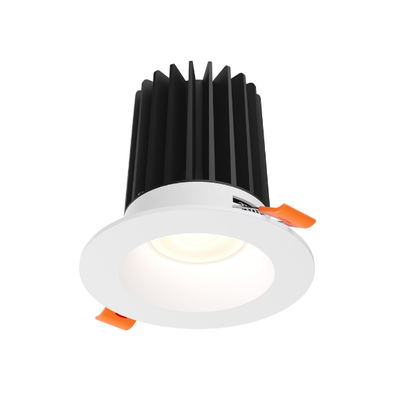DALS Lighting - 4in High power regressed downlight, CCT, Universal driver - White - SKU RGR4HP-CC-UNV-WH
