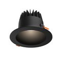 DALS Lighting - 6" Regressed Downlight, 5CCT & Dim-To-Warm - Black - SKU RGR6-CDW-BK