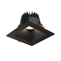 DALS Lighting - 6" Square Regressed Downlight, 5CCT & Dim-To-Warm - Black - SKU RGR6SQ-CDW-BK