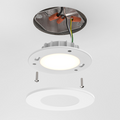 DALS Lighting - 3 In  5CCT Round Retro Fit - SKU RTJB3-CC-WH