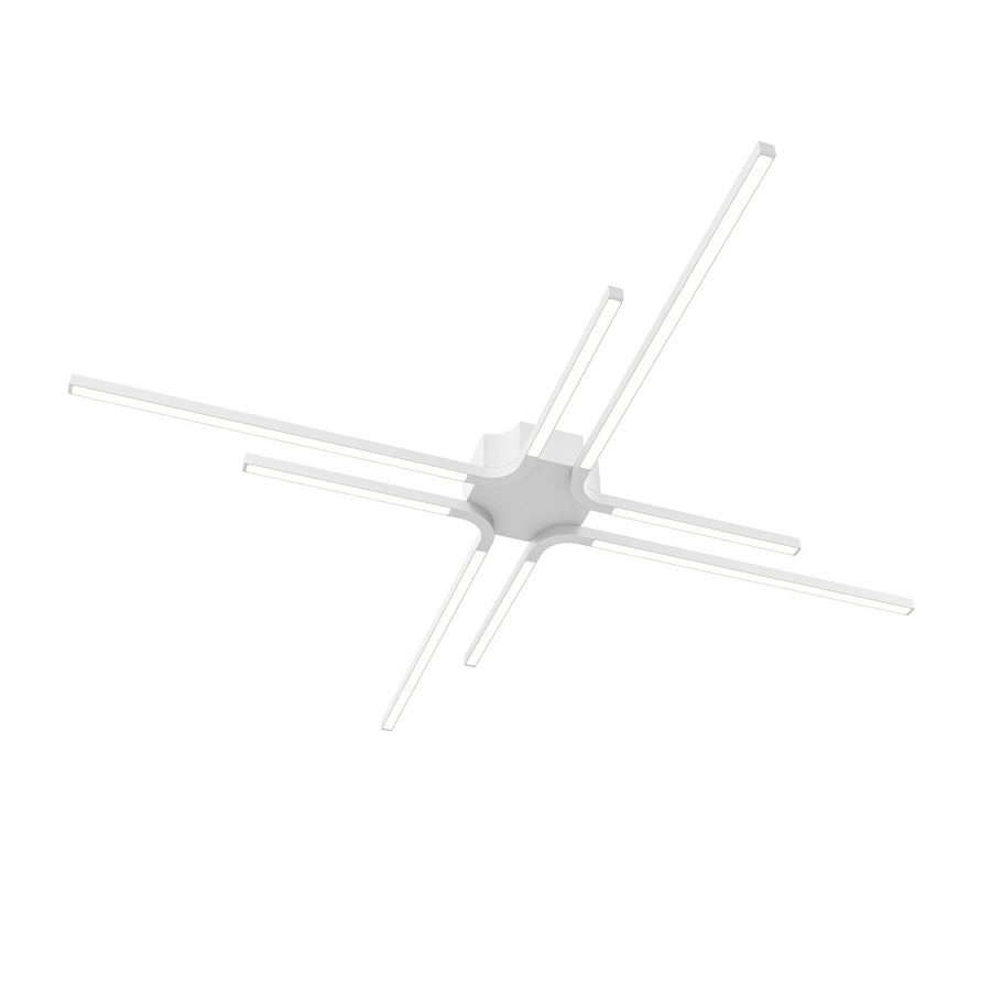 DALS Lighting - 120V - 277V Star LED flush mount - SKU STRFM-3K-WH