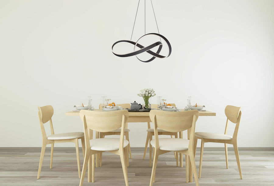 DALS Lighting - Twirl Pendant, 5CCT - SKU TWPD-CC-BK