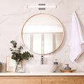 DALS Lighting - 22in round vanity light, 5CCT - Satin Nickel - SKU VAN002-CC-22SN