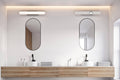 DALS Lighting - 24in Vanity oblong adjustable on Octo Jbox - SKU VAO24-CC-BK