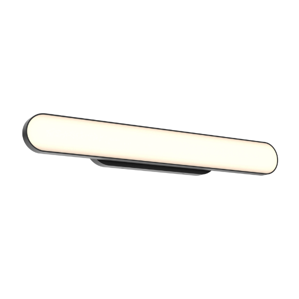 DALS Lighting - 32in Vanity oblong adjustable on Octo Jbox - SKU VAO32-CC-BK