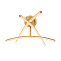 DALS Lighting - 3 Curved Branch Flush Mount - SKU W3FM-CC-GD