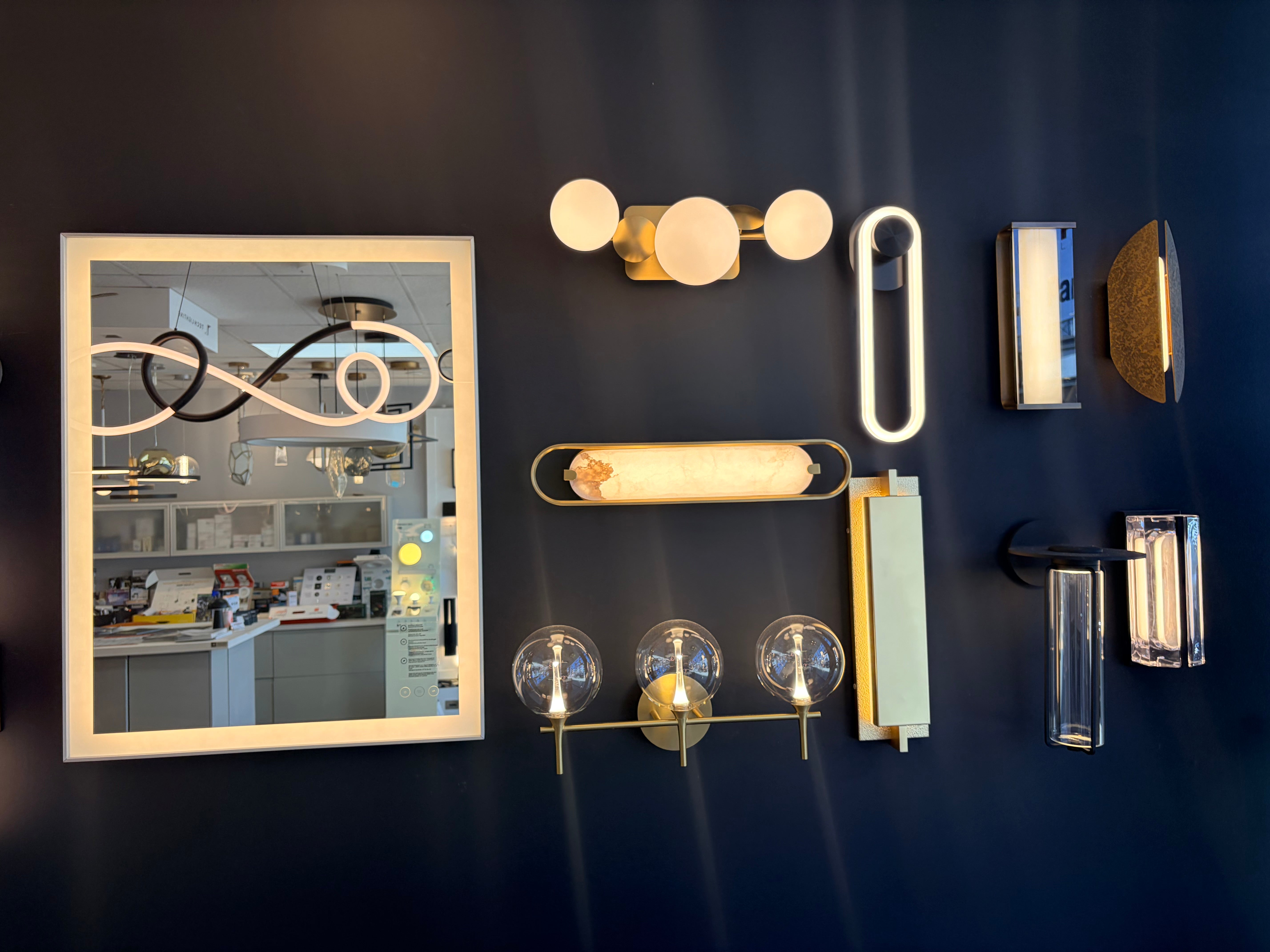 Wilshire LED Lighting showroom lighting display in Los Angeles 2