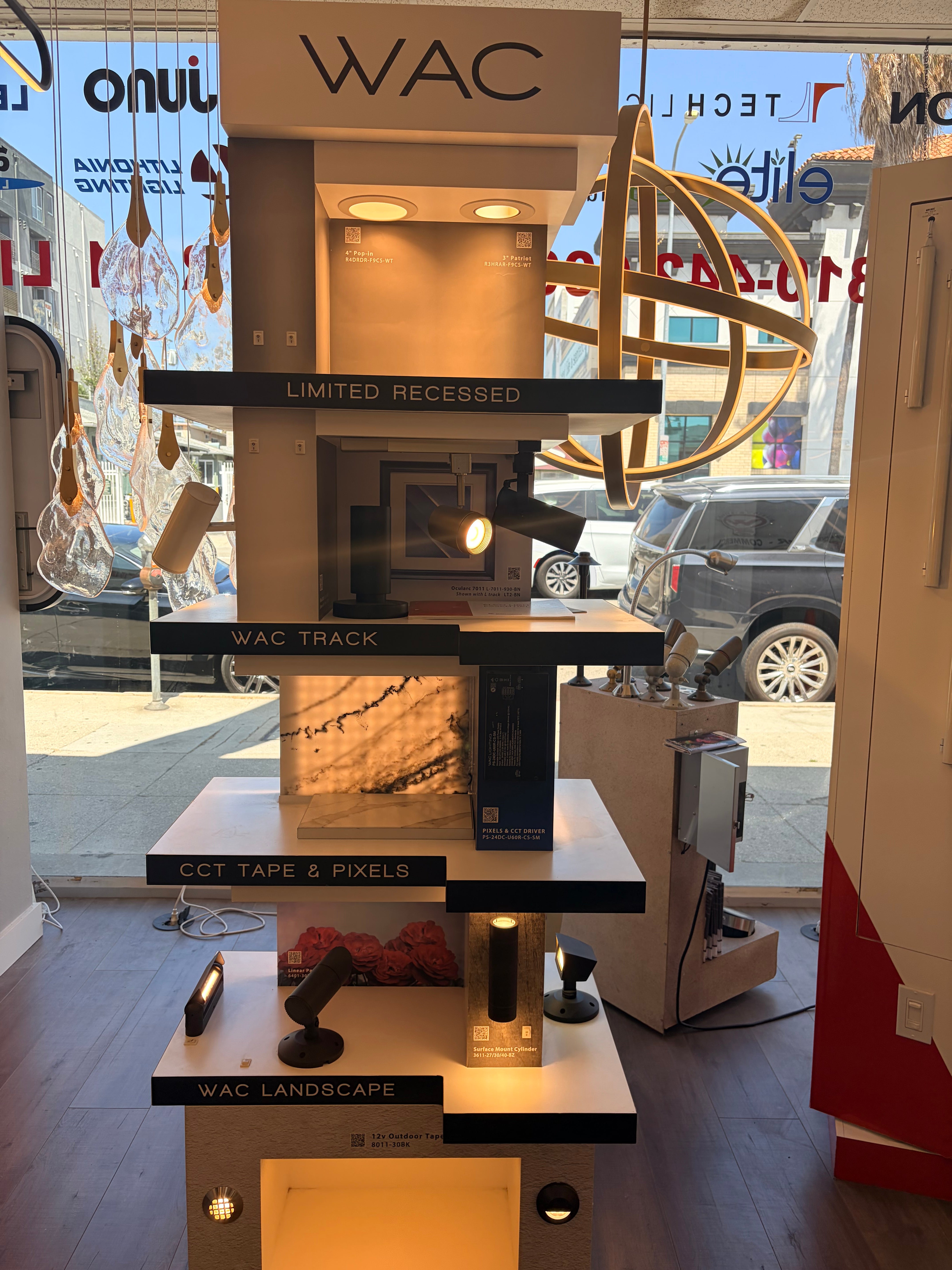 Wilshire LED Lighting showroom lighting display in Los Angeles 8