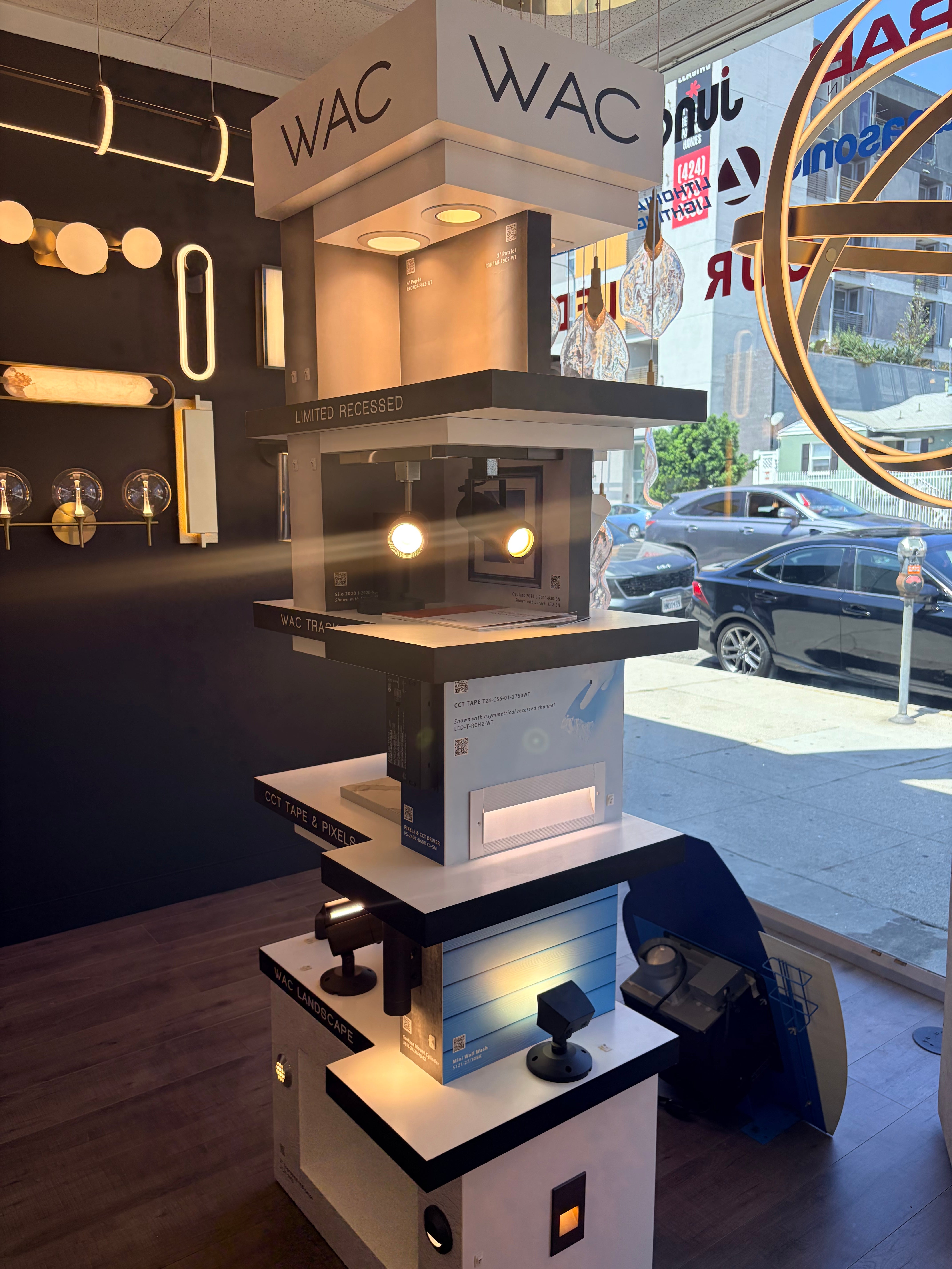 Wilshire LED Lighting showroom lighting display in Los Angeles 9