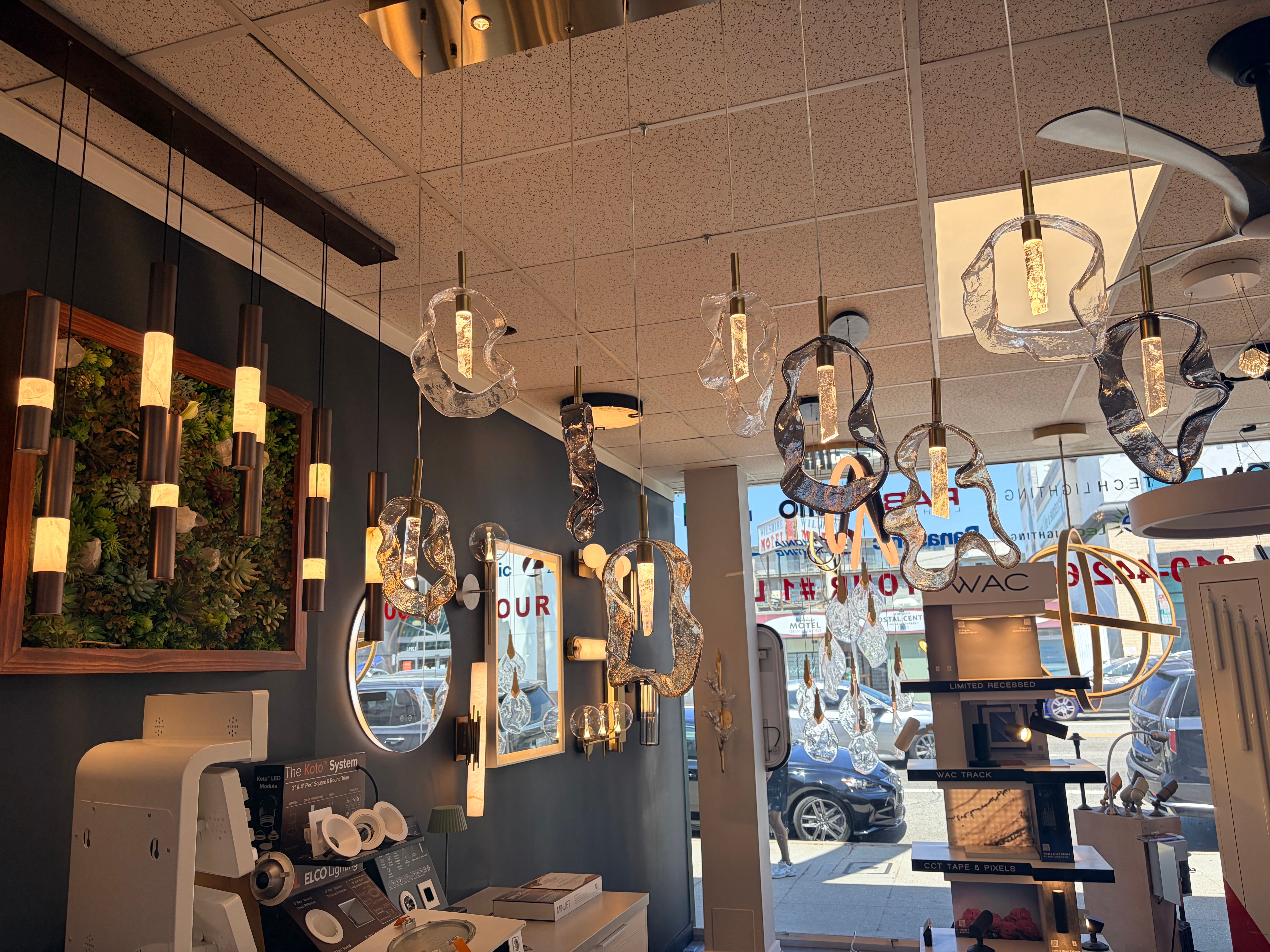 Wilshire LED Lighting showroom lighting display in Los Angeles 11